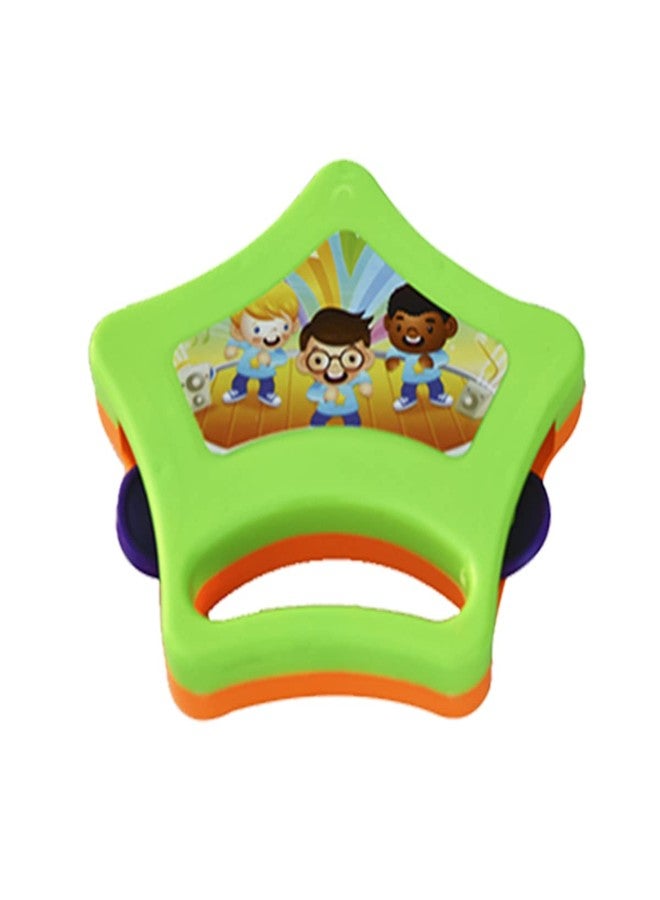 Lookool Rattles for 6 to 12 Months Babies with 1 Teether and 1 Feeder - Set of 4 Multi-Color and Multi-Design Key Rattles for Babies - Image 5